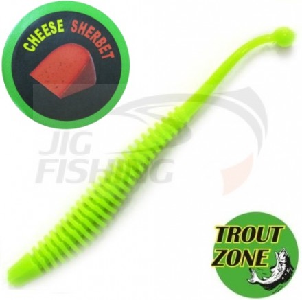 Мягкие приманки Trout Zone Boll 3.2&quot; Green Chartreuse Cheese Sherbet