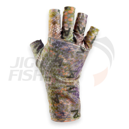 Перчатки солнцезащитные Veduta UV Gloves Reptile Skin Forest Camo M