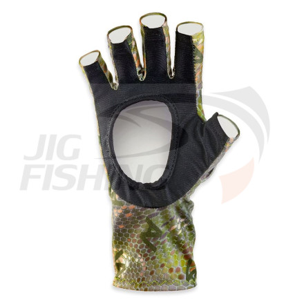 Перчатки солнцезащитные Veduta UV Gloves Reptile Skin Forest Camo M