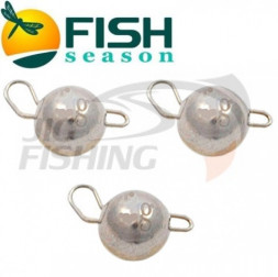 Груз чебурашка разборная Fish Season Silver вольфрам 2гр (2шт/уп)