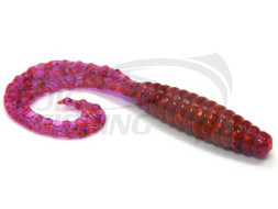 Мягкие приманки Bait Breath Curly Grub 3.5&quot; #Ur29 Chameleon Red Seed