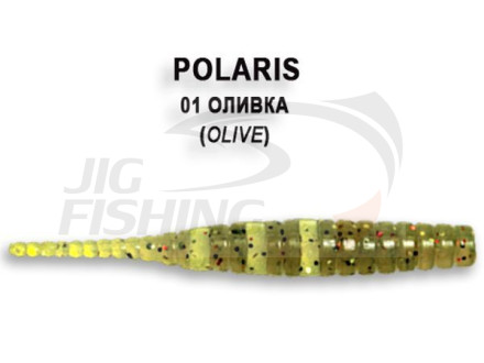 Мягкие приманки Crazy Fish Polaris 1.8&quot; 01 Olive