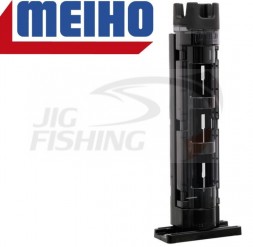 Стойка под спиннинги съёмные для ящиков Meiho Rod Stand BM-250L Black Black 50х54х283mm