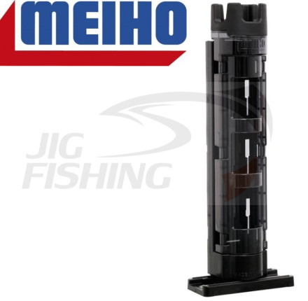 Стойка под спиннинги съёмные для ящиков Meiho Rod Stand BM-250L Black Black 50х54х283mm