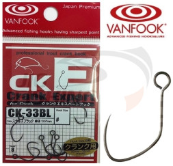 Крючки одинарные Vanfook CK-33BL #3