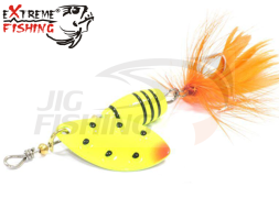 Блесна вертушка Extreme Fishing Total Obsession #1 5gr #14 FluoYellow/FluoYe