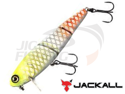 Воблер Jackall Deka Hama-Ku-Ru R 95F #Albino Chartreuse Piraruku