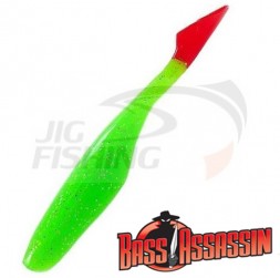 Мягкие приманки Bass Assassin Sea Shad 4&quot; #233 Chart Silver GL Red Tail