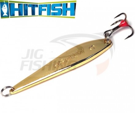 Зимняя блесна HitFish Winter Spoon 7015 31mm #03 Gold