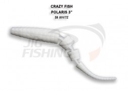 Мягкие приманки Crazy Fish Polaris 3&quot; 59 White