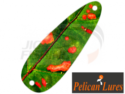 Колеблющаяся блесна Pelican Lures Jigging Spoon 7gr #40 Leaf Pink Green