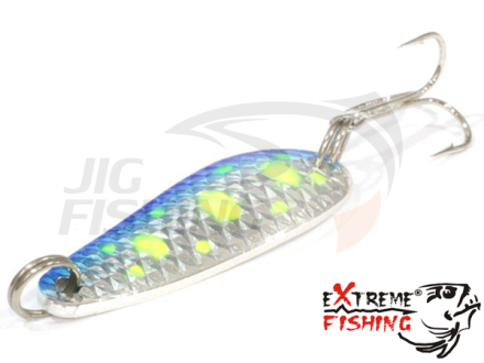 Блесна колеблющаяся Extreme Fishing Wizard 48mm 10gr #06 SilverBlue/Yellow