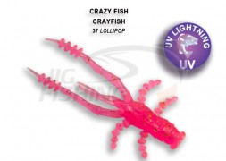 Мягкие приманки Crazy Fish CrayFish 2&quot; 37  Lollipop