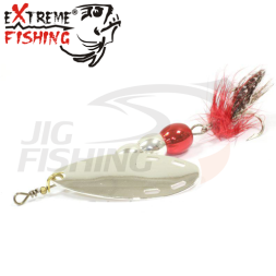 Блесна вертушка Extreme Fishing Certain Addiction #4 15gr #08 S/FluoRed/S