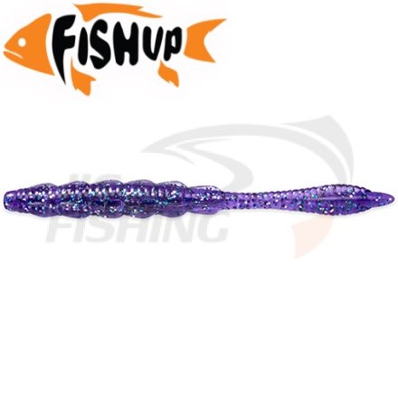 Мягкие приманки FishUp Scaly Fat 3.2&quot; #060 Dark Violet Peacock &amp; Silver