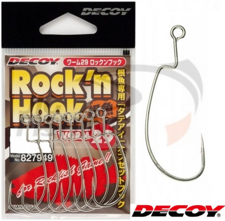 Офсетный крючок Decoy Worm 29 Rockn Hook #1