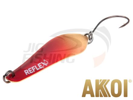 Блесна колеблющаяся Akkoi Reflex Crystal 40mm 3.6gr #R01
