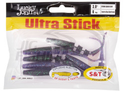 Мягкие приманки Lucky John Ultra Stick 3.9&quot; #T52 Electric Blue Chartreuse