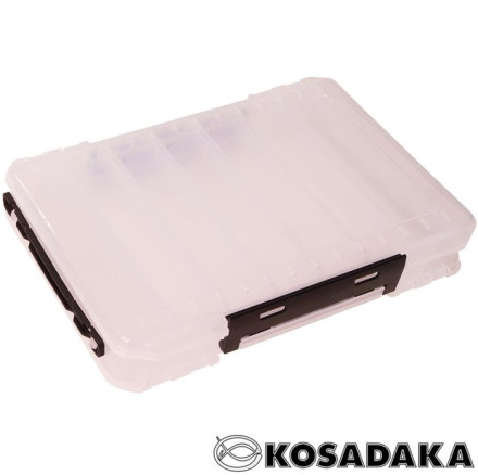 Коробка рыболовная Kosadaka TB-S31B-CL двухсторонняя 27х19х5cm