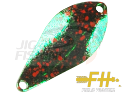 Колеблющаяся блесна Field Hunter Gold Rush 3gr #29 Green Pellet / Green