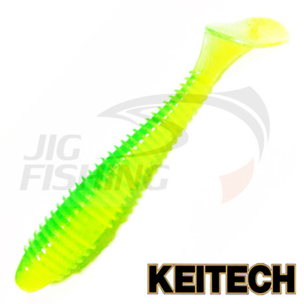 Мягкие приманки Keitech Swing Impact FAT 7.8&quot; #EA11 Lime Chartreuse
