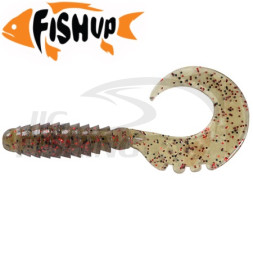 Мягкие приманки FishUp Fancy Grub 2.5&quot; #045 Green Pumpkin/Red &amp; Black