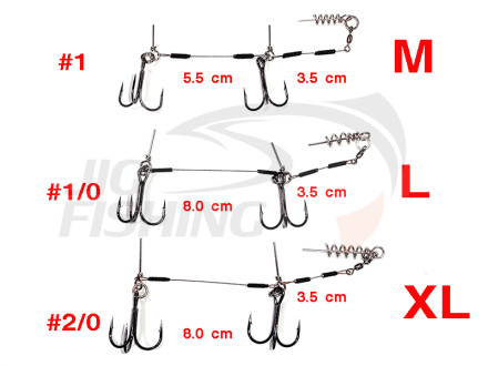 Стингер Hit Fish Stinger Rig L