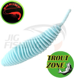 Мягкие приманки Trout Zone Plamp 1.6&quot; Blue Glow Shrimp