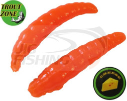 Мягкие приманки Trout Zone Paddle 1.6&quot; #Orange Cheese