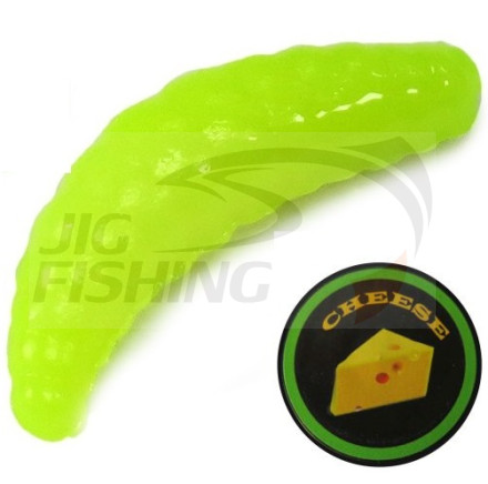 Форелевые приманки Trout Zone Maggot Floating 1.6&quot; #Chartreuse Cheese