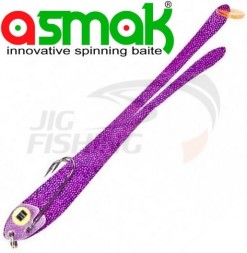 Плоские приманки Asmak Flat Bait Double Tail Violet 100mm