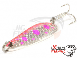 Блесна колеблющаяся Extreme Fishing Wizard 48mm 10gr #09 SilverOrange/Pink