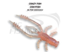 Мягкие приманки Crazy Fish CrayFish 2&quot; 44 Pink Wakasagi