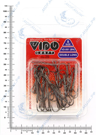 Двойник Vido-Craft Double Long VD-081 (BN) #3/0 (25шт/уп)