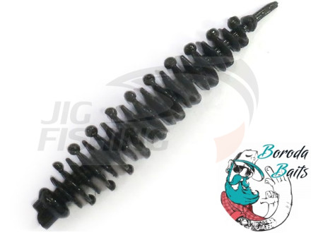 Мягкие приманки Boroda Baits Ayra Jr. 1.6&quot; #113 Black