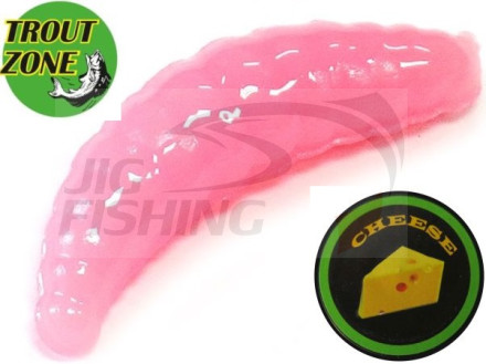 Мягкие приманки Trout Zone Maggot 1.3&quot; #Pink Cheese