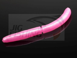 Силиконовые приманки Libra Lures Fatty D Worm 75mm #018 Pink Pearl