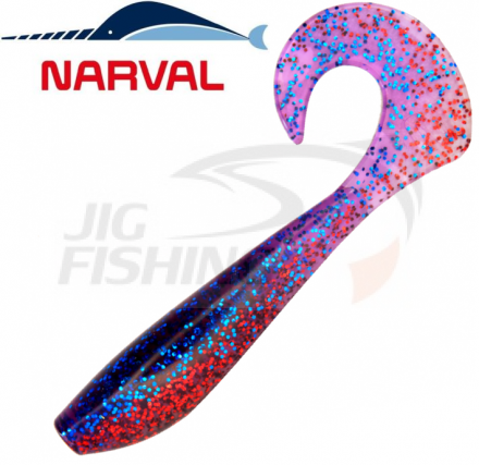 Мягкие приманки Narval Curly Swimmer 12cm #024 Plum Blood