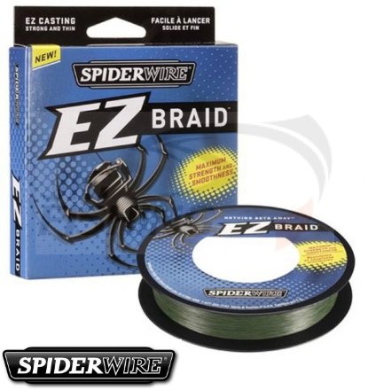 Шнур плетеный Spiderwire EZ Braid 137m Moss Green 0.17mm 9.3kg