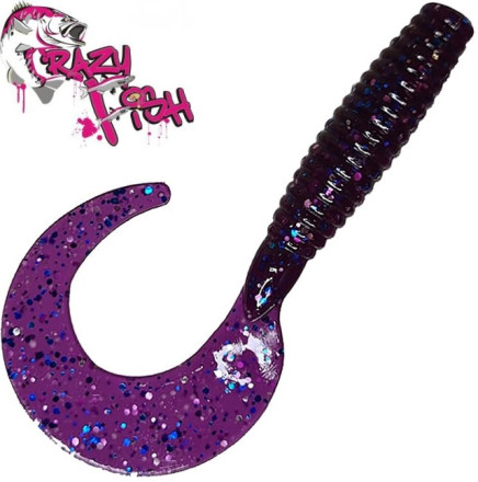 Мягкие приманки Crazy Fish Angry Spin 2&quot; 98 Space