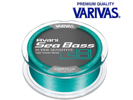 Плетеный шнур Varivas Avani Sea Bass PE LS8 150m #0.8 0.148mm 6.27kg