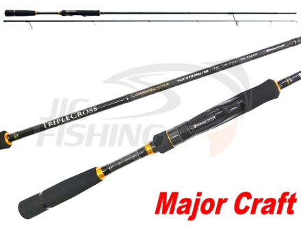 Спиннинговое удилище Major Craft TripleCross TCX-T802ML\KR 2.44m 2-15gr