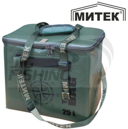 Сумка термос Митек бокс с крышкой 25л (38х24х33cm) Green