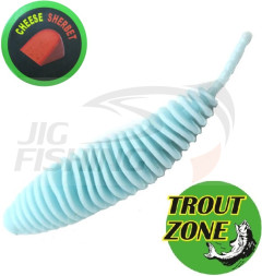 Мягкие приманки Trout Zone Plamp 2.2&quot; Blue Glow Cheese Sherbet