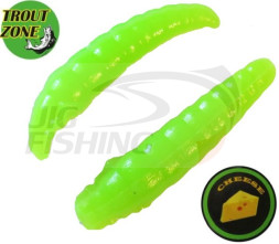 Мягкие приманки Trout Zone Paddle 1.6&quot; #Green Cheese