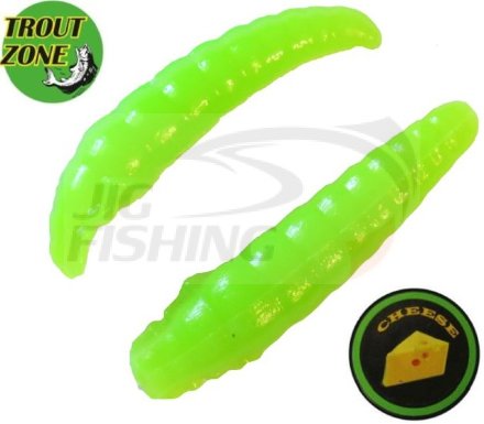Мягкие приманки Trout Zone Paddle 1.6&quot; #Green Cheese