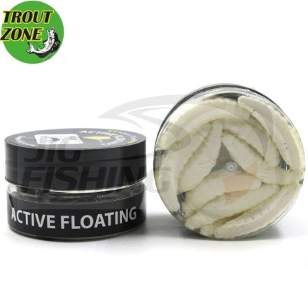 Форелевые приманки Trout Zone Maggot Floating 1.6&quot; #White Cheese