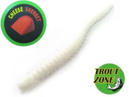Мягкие приманки Trout Zone Ripper 2.5&quot; White Cheese Cherbet