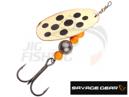 Вращабщаяся блесна Savage Gear Caviar Spinner 4 14gr #03