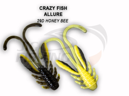 Мягкие приманки Crazy Fish Allure 1.6&quot; 29D Honey Bee